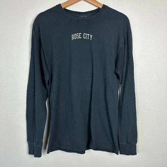 Portland Gear Pullover Crewneck Rose City Top Black Small - Picture 3 of 5